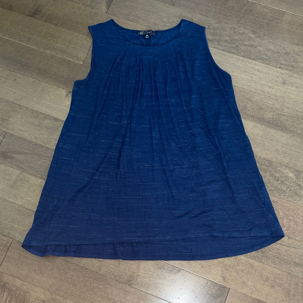 DG2 by Diane Gilman Navy Tank Top